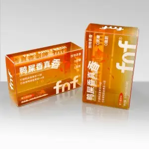 Clear Pvc Plastic Folding Packaging Box for Food Teabag packaging solution