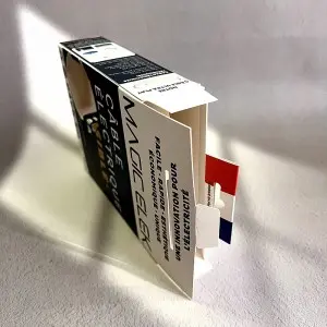 Custom Printing Logo Electronic Product Carton Charger Paper Packaging Box Earphone Headset Package Carton Cable ElectriquePaper Box