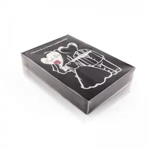 Transparent PVC Window White Rigid Cardboard Magnetic Closure Custom Packaging Square Gift Box with Clear Lid