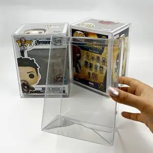 Plastic Funkoed Pop Display Protector Cases with UV Protection and Scratch Resistant Protectors