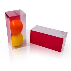 Full color printing plastic packaging box custom design plastic PVC PET folding box for beauty gift set