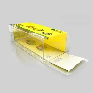 Custom Plastic Clear PET Printed PVC Box Packaging For tea bag