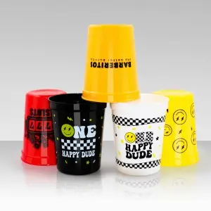 Custom Football Themed Stadium Cups 16oz Plastic Wedding Cups 12oz PP Party Cups with Unique Logos