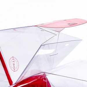 High Quality PET Custom Plastic Packaging Box With Printing For Cosmetic Skin Care Set Acetate Box
