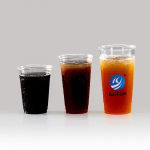 12oz/16oz/20oz eco-friendly custom-printed biodegradable cups for cold drinks