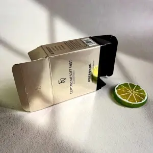 Custom printed 4 Color Cosmetic packaging box cosmetic box paper packaging box with foil stamping