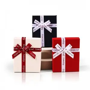 Custom Printed Boxes Cardboard Paper Gift Packaging lId and base for gift and jewelry