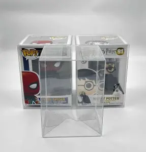 Low MOQ Wholesale 4″ 6″ 0.35mm 0.5mm Protector PET Boxes Funkos Poped Protector Transparent Toy Box