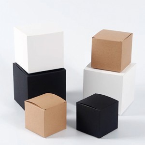Custom Mini Luxury Perfume Sample Packaging 300gsm White Cardboard Gold Foil Coated Paper Packaging Box