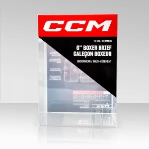 Clear Pvc Plastic Folding Packaging Box for Underwear packaging solution