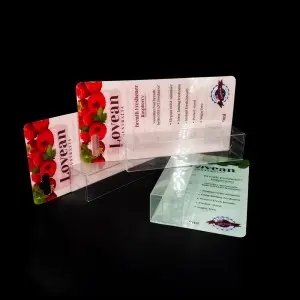 Custom Cosmetic Products Set Transparent Gift Clear Lipgloss Lipstick Plastic Packaging Box