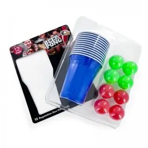 Custom Logo 16oz 16 Ounce Disposable Shot Plastic Cups Red and Blue Drinking PP Disposable Plastic Cups OEM Party Cups Set