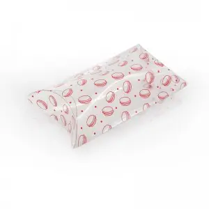 Clear Plastic Pillow Favor Box Candy Treat Gift Box for Wedding Party Packing Box
