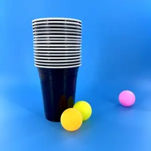 Cheap High Quality Various Colors Custom Beer Pong Game Festival Plastic Cups 16oz Plastic Party Red Cups