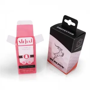 Custom Printed Pet Plastic Gift Boxes With Clear Acetate Window For Cosmetic And Personal Care With Hanger