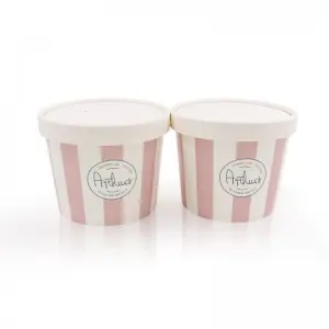 Microwaveable Biodegradable Custom Printed Kraft Paper Bowl food package cheap price food packing box