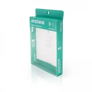 Custom printed Electronic Earphone Plastic Folding Packaging Box with Hanger