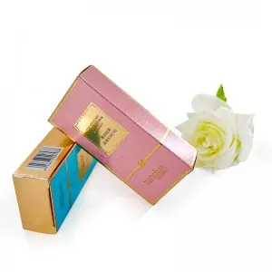 Free sample custom logo colorful cosmetic corrugated packaging box