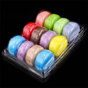 Acetate Clear PVC Boxes Wholesale PET Transparent Box Macaron Gift Packaging