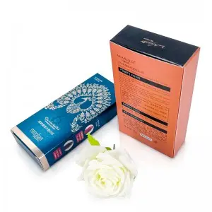 Free sample custom logo colorful cosmetic corrugated packaging box