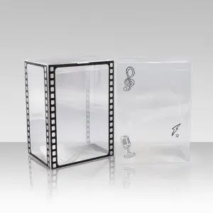 Mini Low MOQ Clear PVC Display Boxes High Transparency PET Retail Packaging Solutions