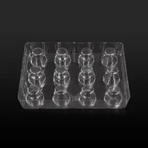 Custom Wholesale Insert Blister Clamshell Macaroon Packaging Boxes Macaroon Tray