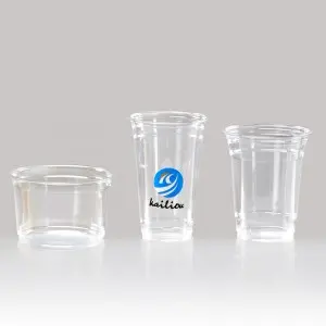 12oz/16oz/20oz eco-friendly custom-printed biodegradable cups for cold drinks