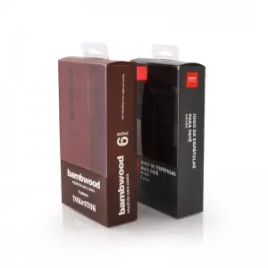 Plastic Folding Box Packaging Customize Printed PET/PVC Plastic Box Packaging for Earphone