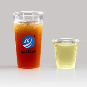 14oz/16oz/20oz disposable custom printing PET plastic cups for cold drink