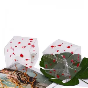 Plastic Storage Waterproof Folding Custom Plastic Boxes PVC Box Packaging Transparent Folding Custom Plastic Boxes