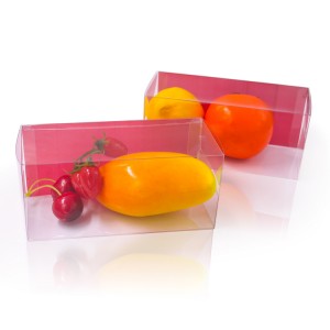 Full color printing plastic packaging box custom design plastic PVC PET folding box for beauty gift set