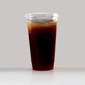 14oz/16oz/20oz disposable custom printing PET plastic cups for cold drink