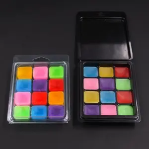 High Quality Scented 6 12 Cavity Wax Cubes Air Freshener Wax Melts Clamshell Packaging
