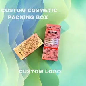Custom paper packing box for cosmetic