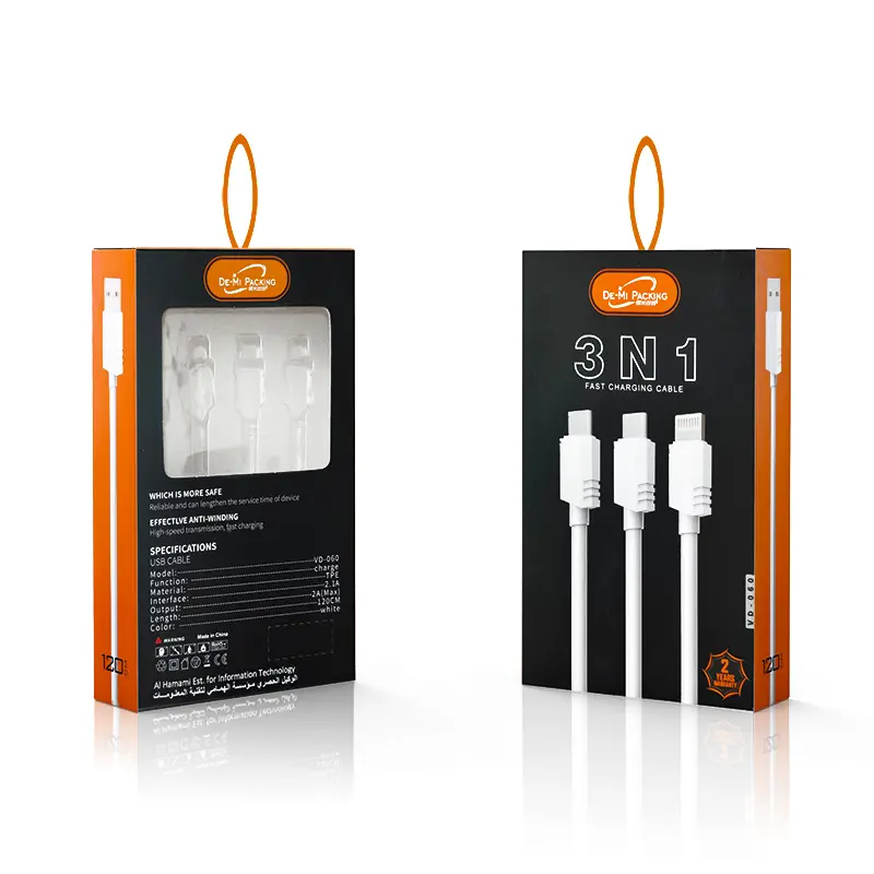 paper box for UBS cable packaging (1)
