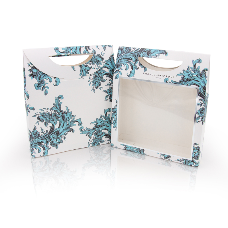 Custom paper gift box with handle (6)
