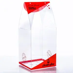 High Quality PET Custom Plastic Packaging Box With Printing For Cosmetic Skin Care Set Acetate Box