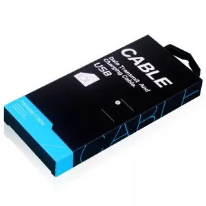 Custom Data Cable Display Hanger Box