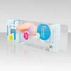 kailiou Custom Womens mens retail underwear plastic packaging box transparent PP plastic box