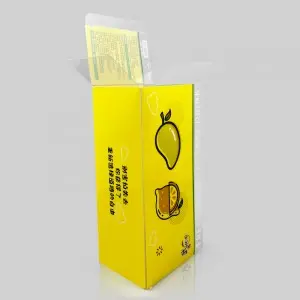Custom Plastic Clear PET Printed PVC Box Packaging For tea bag