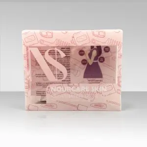 Printed hot sale strong and durable folding packing plastic box for cosmetics, print with custom logo and brand