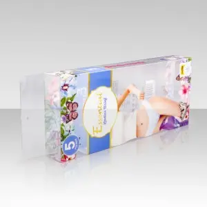 kailiou Custom Womens mens retail underwear plastic packaging box transparent PP plastic box
