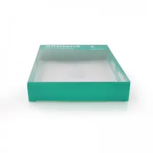 Custom printed Electronic Earphone Plastic Folding Packaging Box with Hanger
