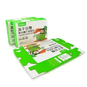 Kailiou Customize Printing Paper Box White Cardboard Food Paper Box for Children