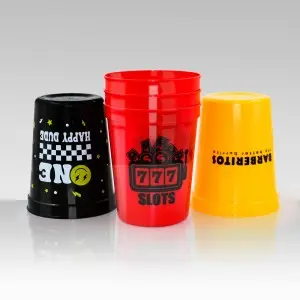 Personalized Football Stadium Cups Custom Logo 16oz Wedding Cups 12oz PP Material Party Cups