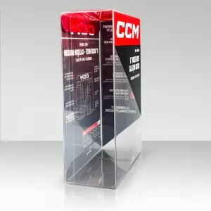 Clear Pvc Plastic Folding Packaging Box for Underwear packaging solution