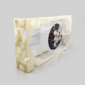 Free sample custom logo colorful food cake packaging display box