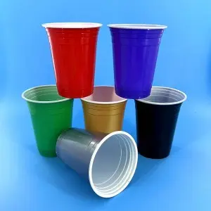 Cheap High Quality Various Colors Custom Beer Pong Game Festival Plastic Cups 16oz Plastic Party Red Cups