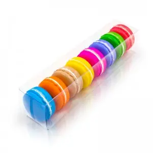 Acetate Clear PVC Boxes Wholesale PET Transparent Box Macaron Gift Packaging