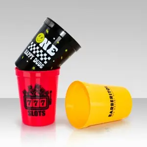 Custom Football Themed Stadium Cups 16oz Plastic Wedding Cups 12oz PP Party Cups with Unique Logos